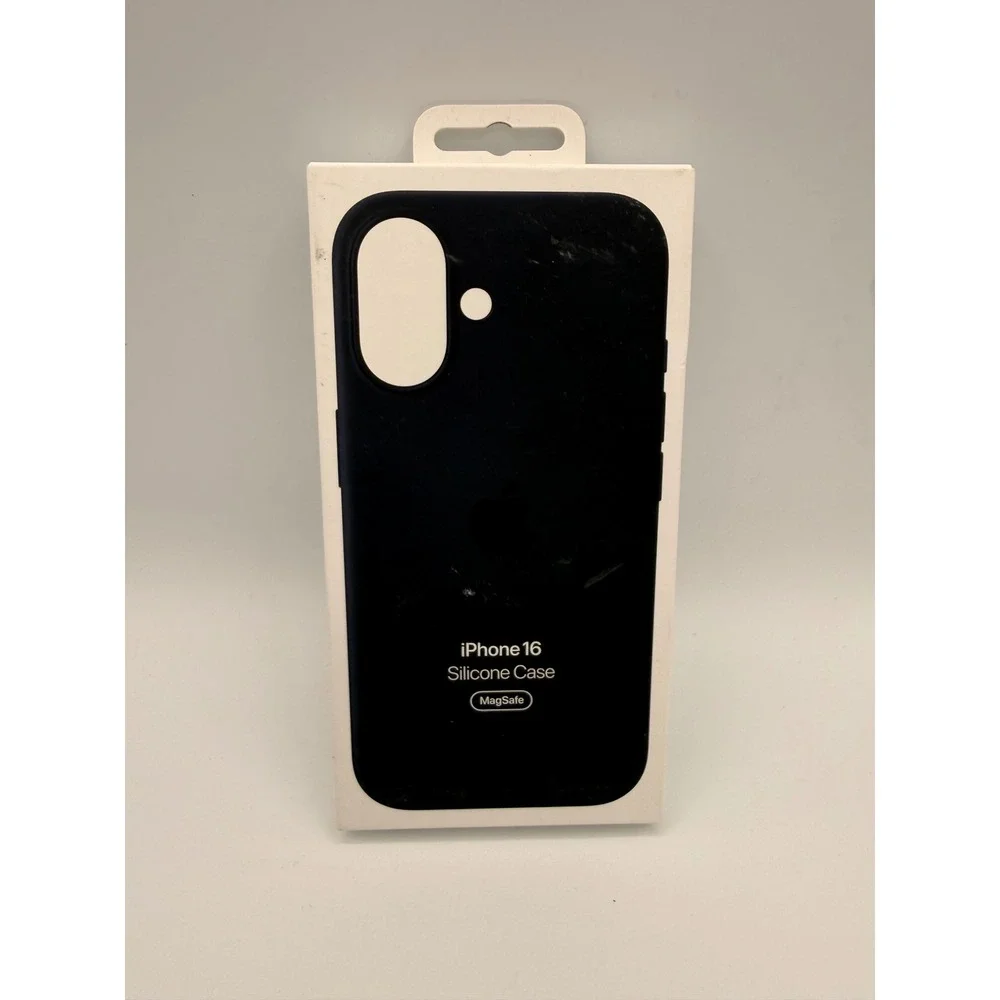Apple Silicone Case iPhone 16 Black Excellent MagSafe